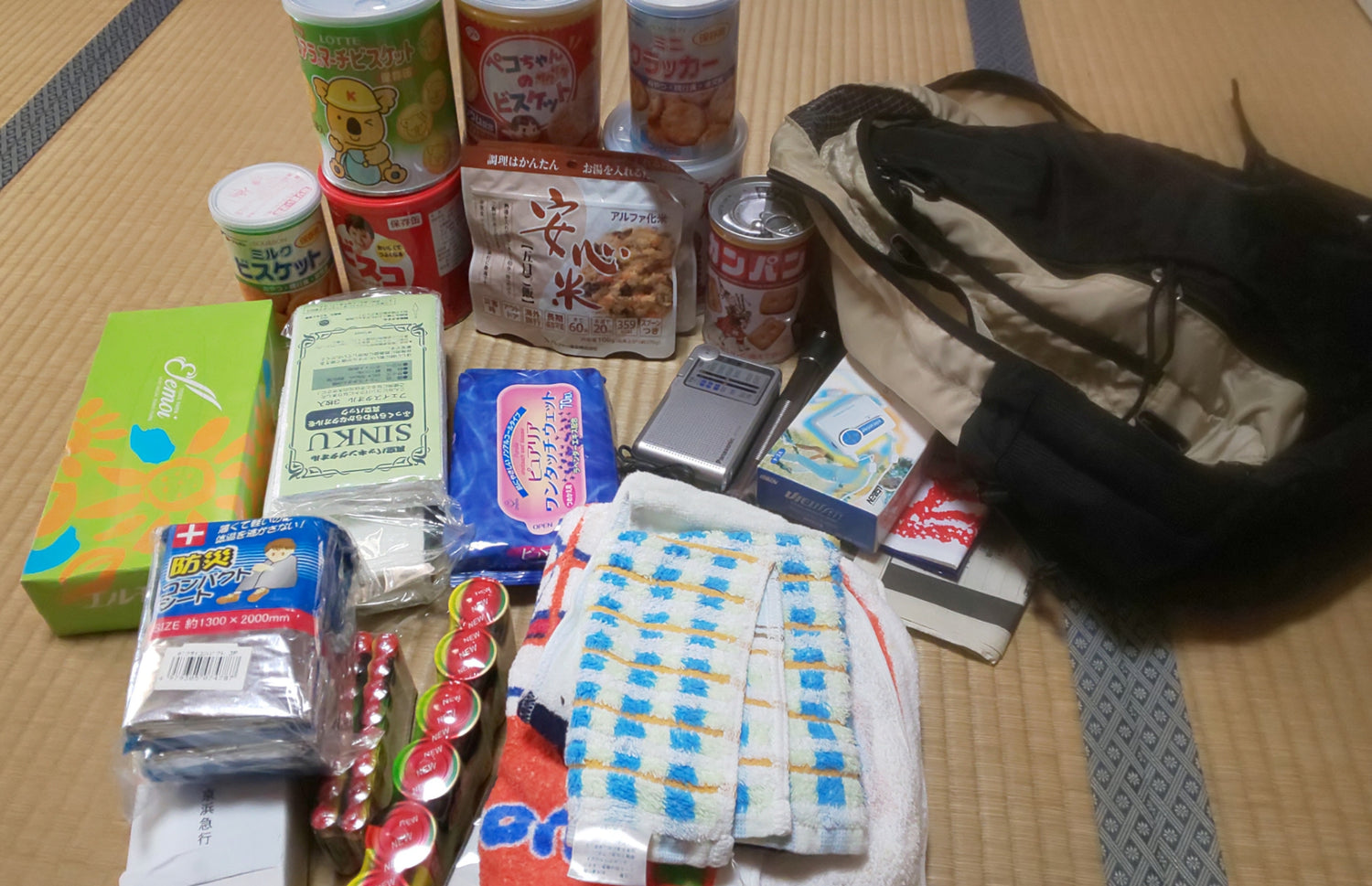 避難用リュック