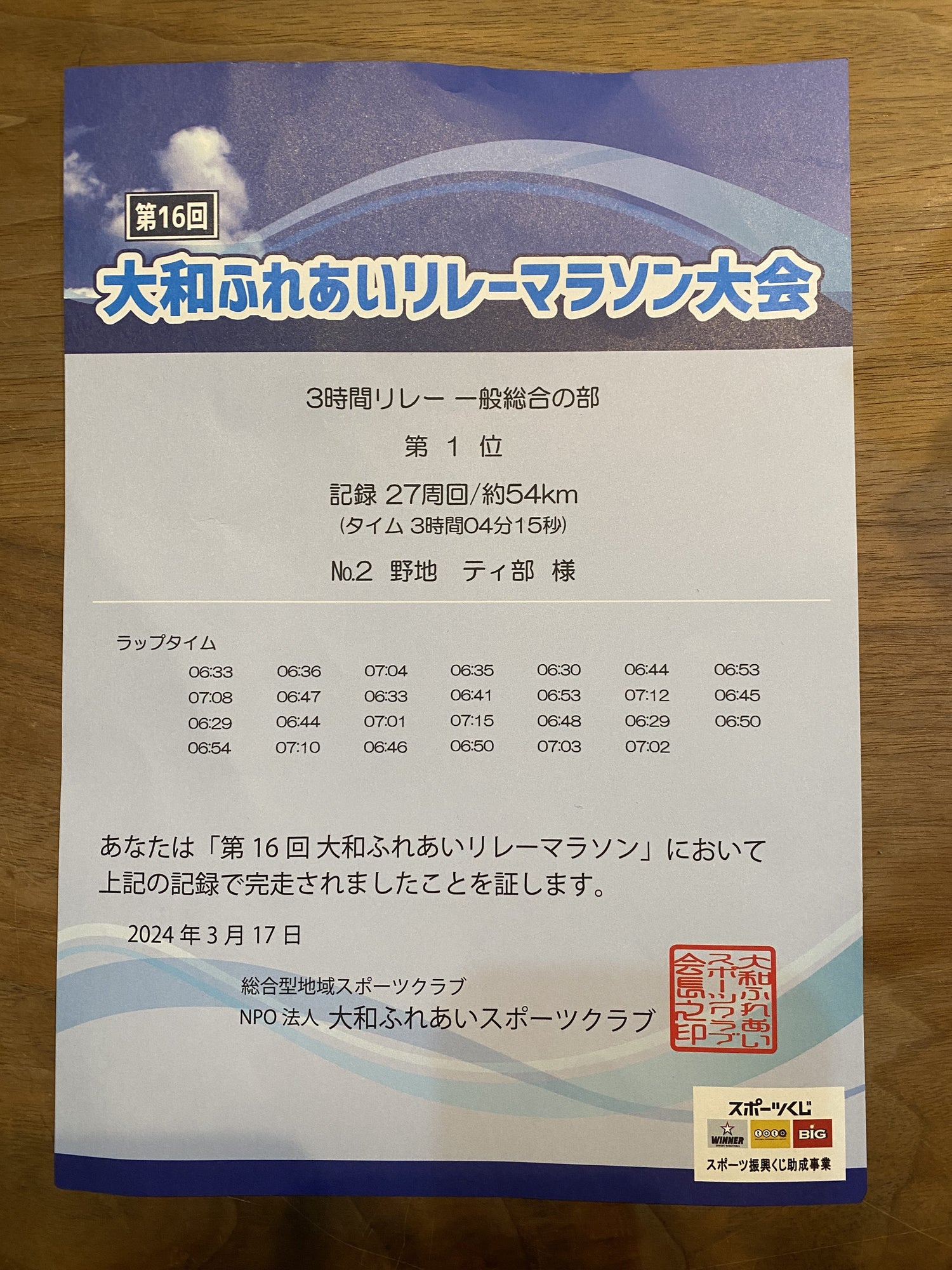 前向きに